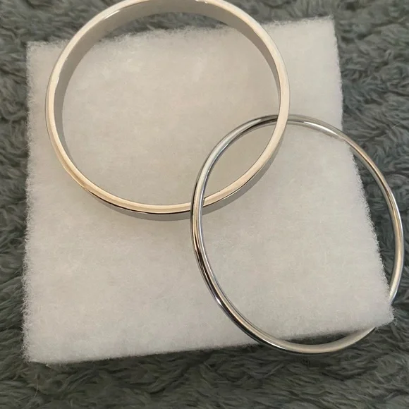 Calvin Klain Silver Bracelet Duo - Picture 2 of 4